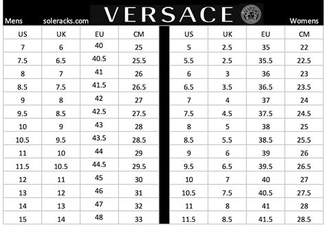 versace polo shirt size guide